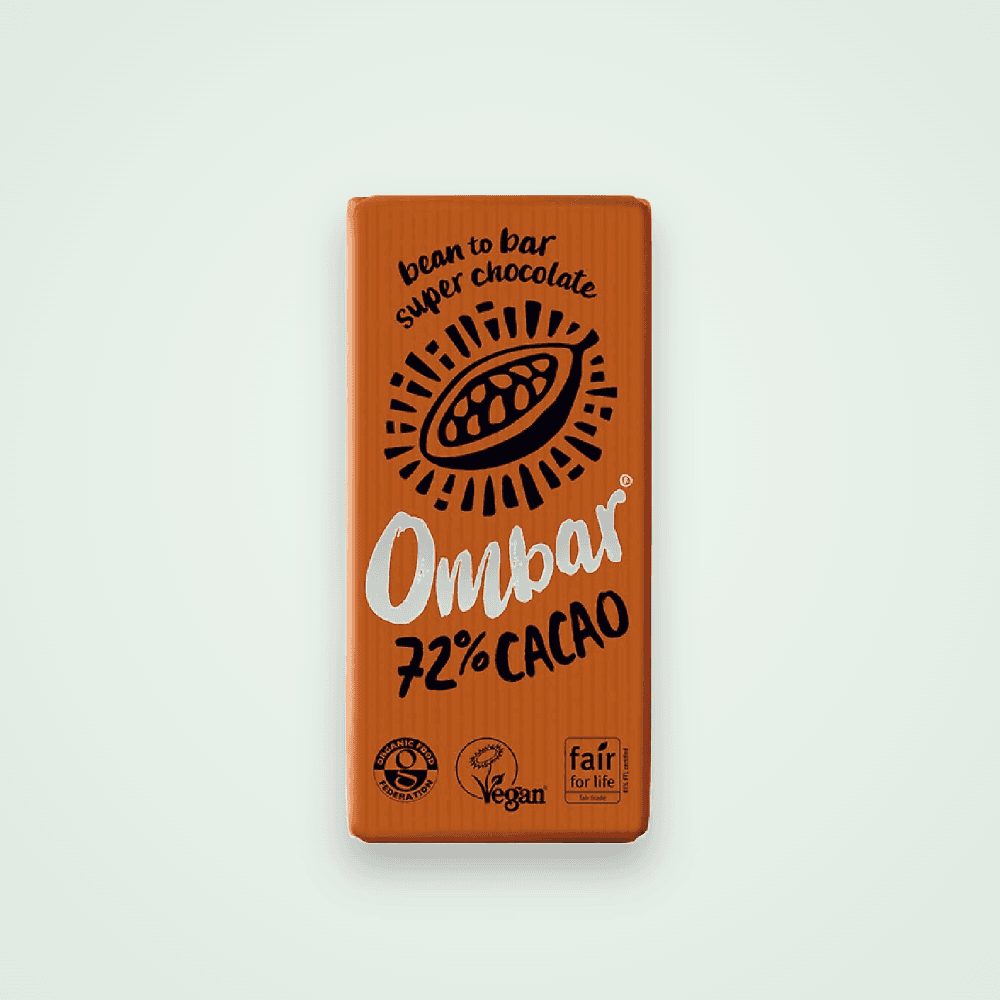 Ombar Organic Dark Chocolate 72